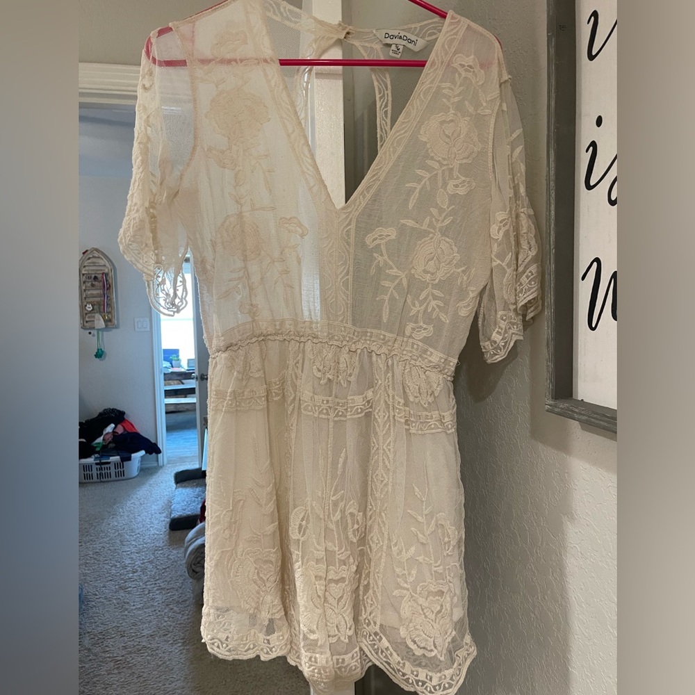 Lace romper